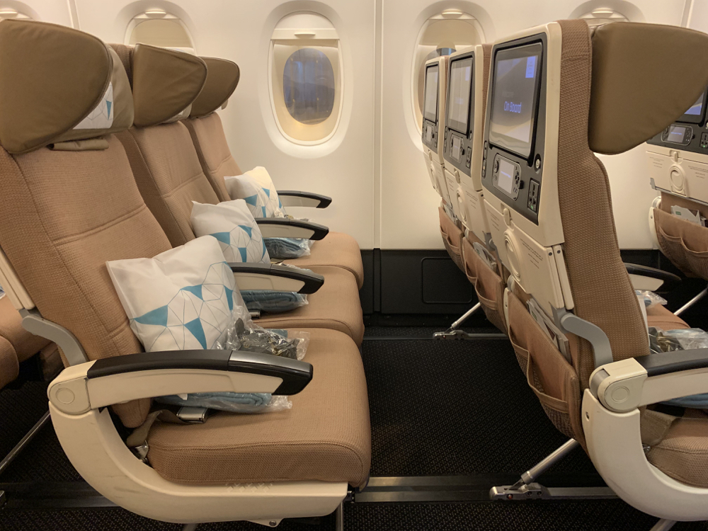 Etihad A380 Economy