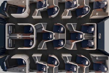 a top view of a plane