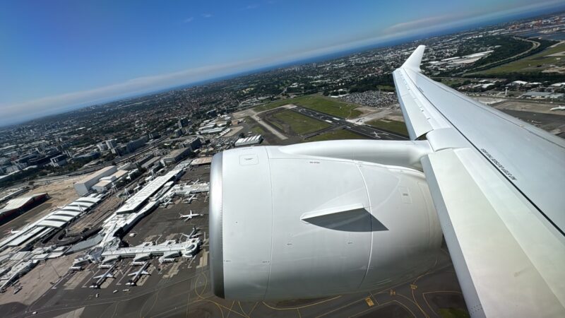 an airplane wing and wing of an airplane