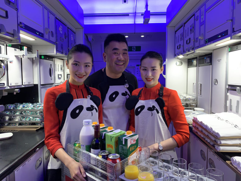 a group of people in aprons
